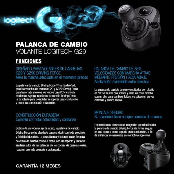 Palanca De Cambio Para Volante Logitech G29