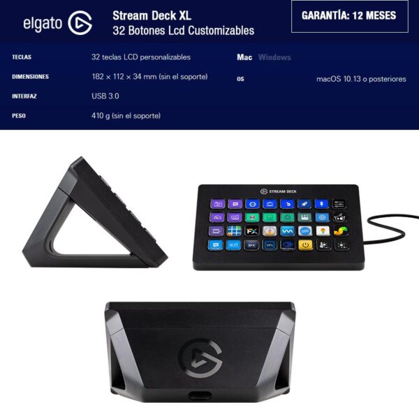26728_960_2020-03-06_10_33_49 "Elgato Stream Deck XL 32 Botones Lcd Customizables - 10GAT9901 - ELGATO