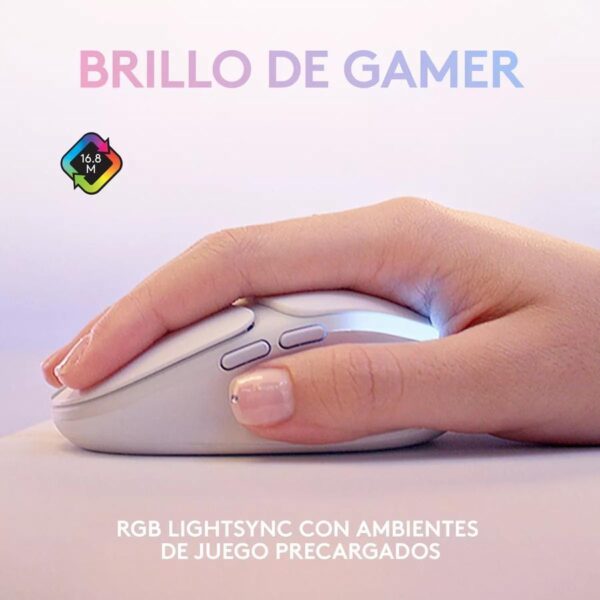Mouse Inalámbrico Logitech G705 Aurora Collection Lightspeed - Logitech