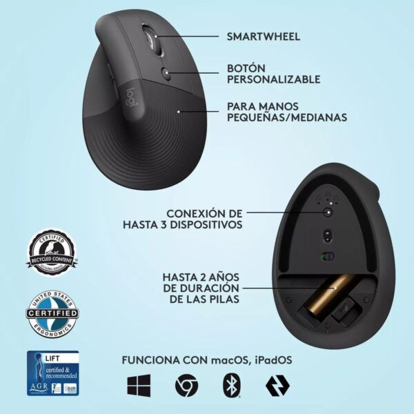 34603_960_2025-01-13_09_23_43 Mouse Ergonómico Logitech Lift Vertical Left Avanzado Zurdo - Logitech