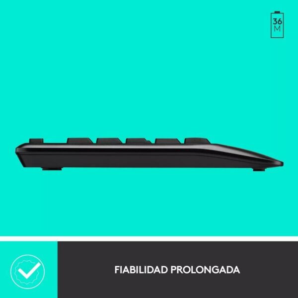 Teclado y Mouse Inalámbrico Logitech (MK345) Negro - Logitech
