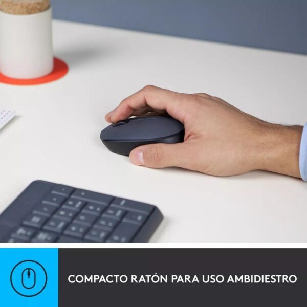 Teclado y Mouse Inalámbrico Logitech (MK235) Negro - Logitech