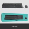 Teclado y Mouse Inalámbrico Logitech (MK235) Negro - Logitech