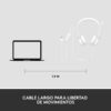 Auricular Logitech H390 USB con Microfono Blanco - Logitech