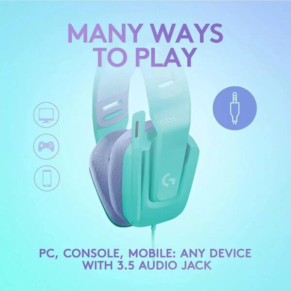 Auricular Logitech G335 Mint - Logitech