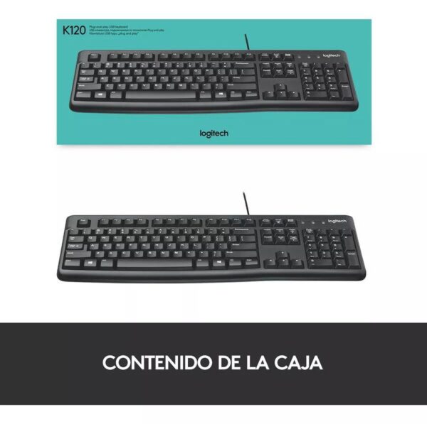 Teclado Usb Logitech (K120) Negro - Logitech