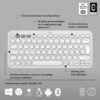 Teclado Multidispositivo Logitech Pebble Keys 2 K380S Blanco