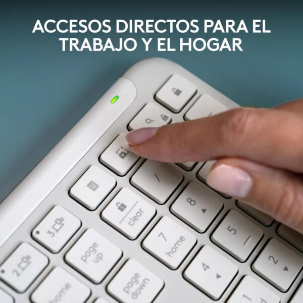 Teclado Bluetooth Logitech Signature Slim K950, Bolt, Blanco