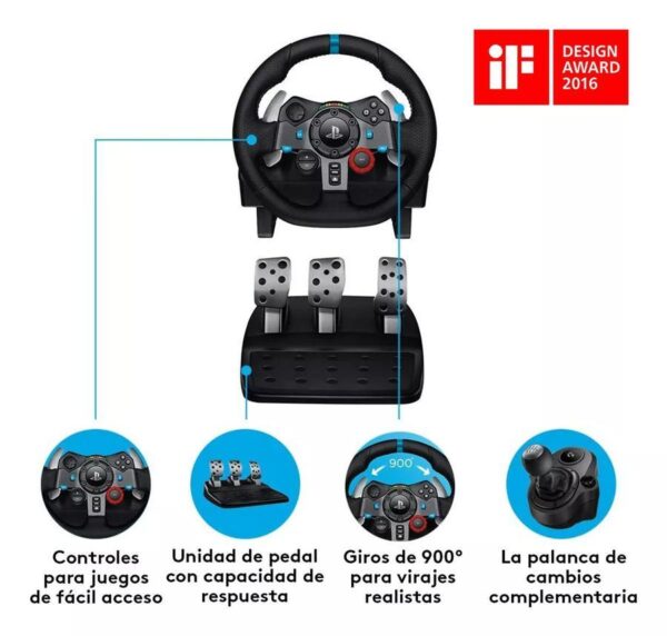 Volante + Pedalera Logitech (G29) Pc/Ps3/Ps4