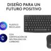 Teclado y Mouse Inalámbrico Logitech Silent (Mk295)