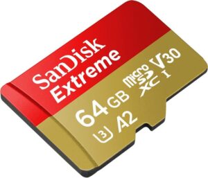 Memoria Micro SD 64 Gb Sandisk Extreme con adaptador