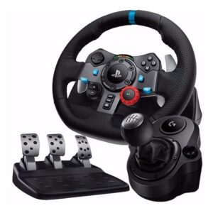 Volante Logitech G29 + Palanca De Cambios Shifter Ps5 Ps4 Pc
