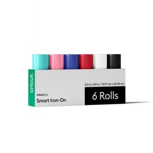 Papel Cricut Joy Smart Matless Iron-On Sampler 5.5X24 Pulgadas 6 Rollos Twilight - Cricut