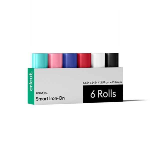 37374_960_2026-03-10_17_20_11 Papel Cricut Joy Smart Matless Iron-On Sampler 5.5X24 Pulgadas 6 Rollos Twilight - Cricut