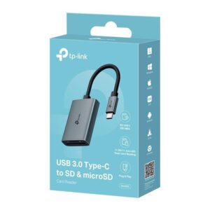 37841_960_2026-07-21_17_40_12 Lector De Tarjetas Tp-link UA430C Usb 3.0 Tipo C a Microsd Gris Oscuro