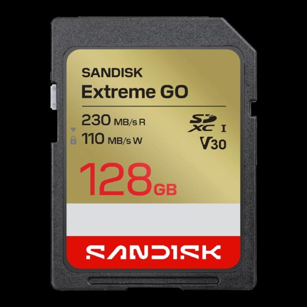 38166_960_2026-09-22_15_37_44 Tarjeta Sd Sandisk Extreme Go Uhs-I - 128Gb 230 Mb/S