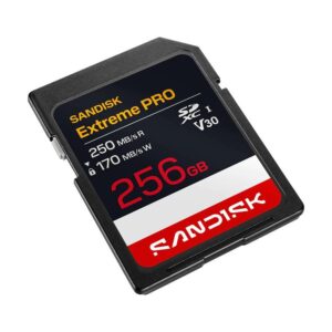 Tarjeta de Memoria SD SanDisk 256GB Extreme Pro 250 Mb/S